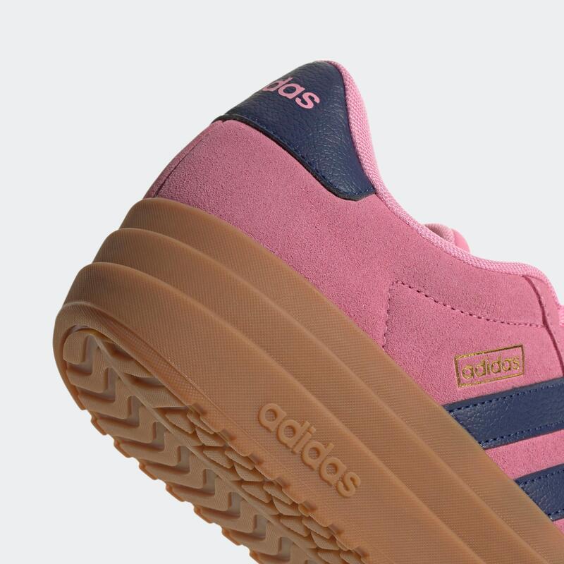 Baskets femme, vl court bold rose et navy gomme