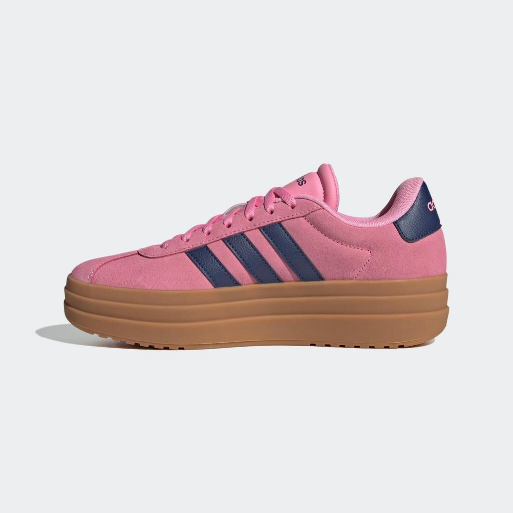 Mornarsko modri in rožnati ženski športni copati ADIDAS VL COURT