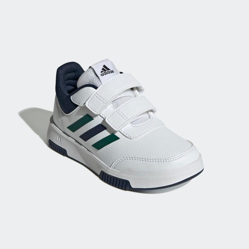 Chaussures Tensaur enfant, blanche et verte