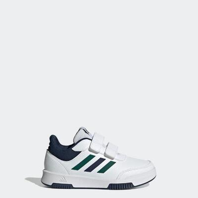Sneakers tensaur kinderen wit/groen