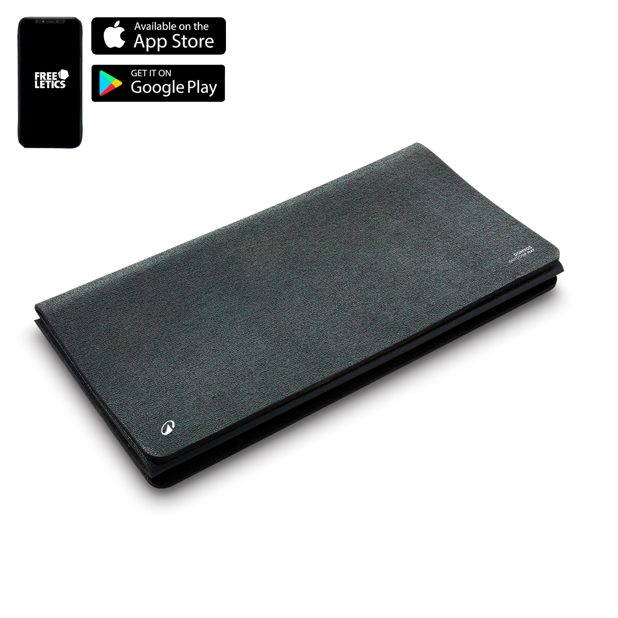 Tapis de sol 8 mm pliable intérieur et extérieur – noir - CORENGTH