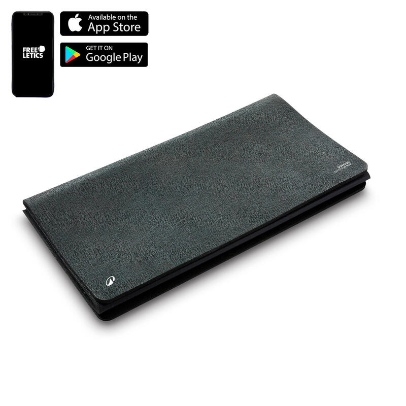 Saltea pliabilă Fitness In & Out Interior și exterior 8 mm Negru