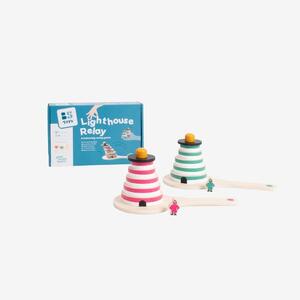 Relé Faro Juego Habilidad Madera Niños