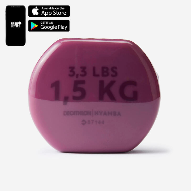 Posilovací činky 2 × 1,5 kg