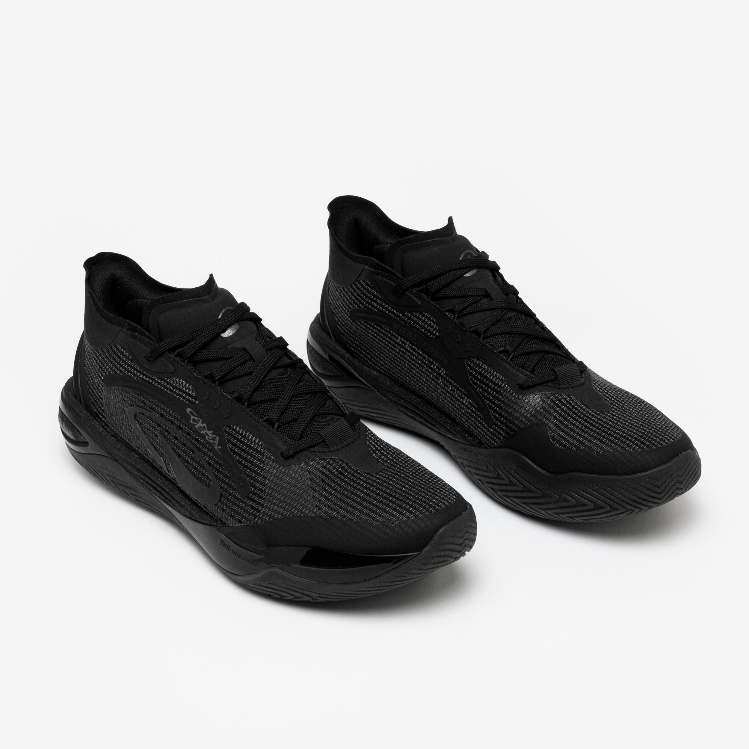 all black womens basketball shoes