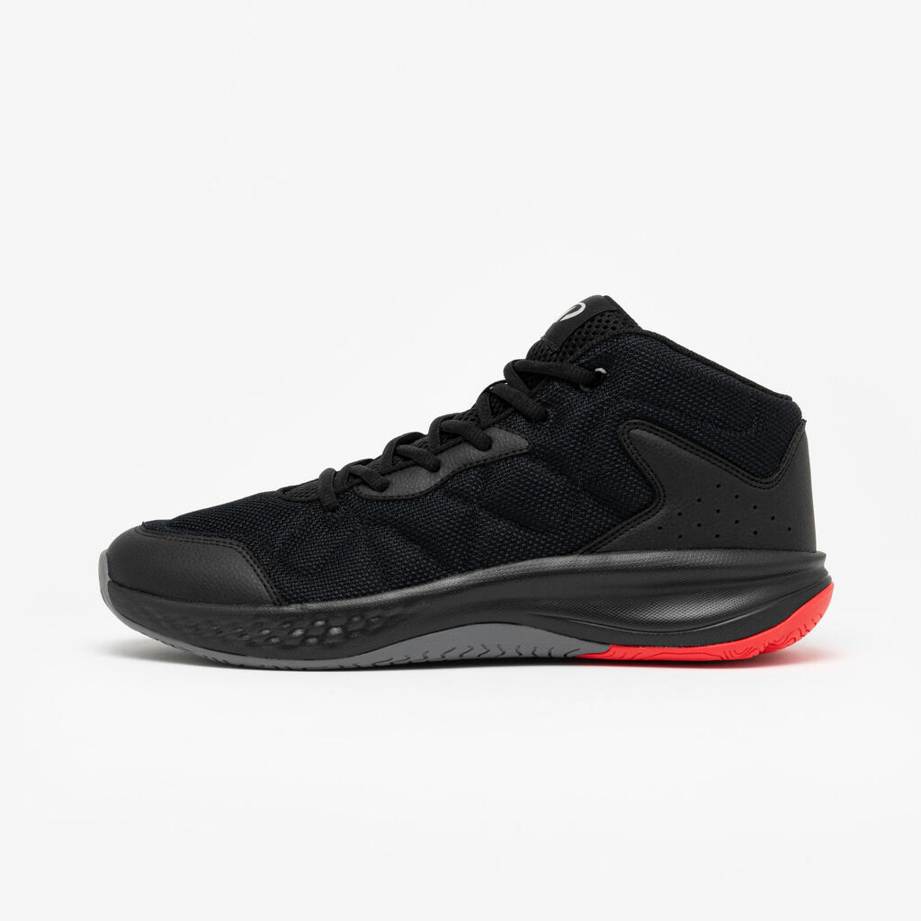 Adult Basketball Shoes Essential 100 - Black