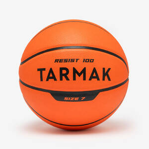 Kids'/Adult Size 7 Basketball R100 - Orange.