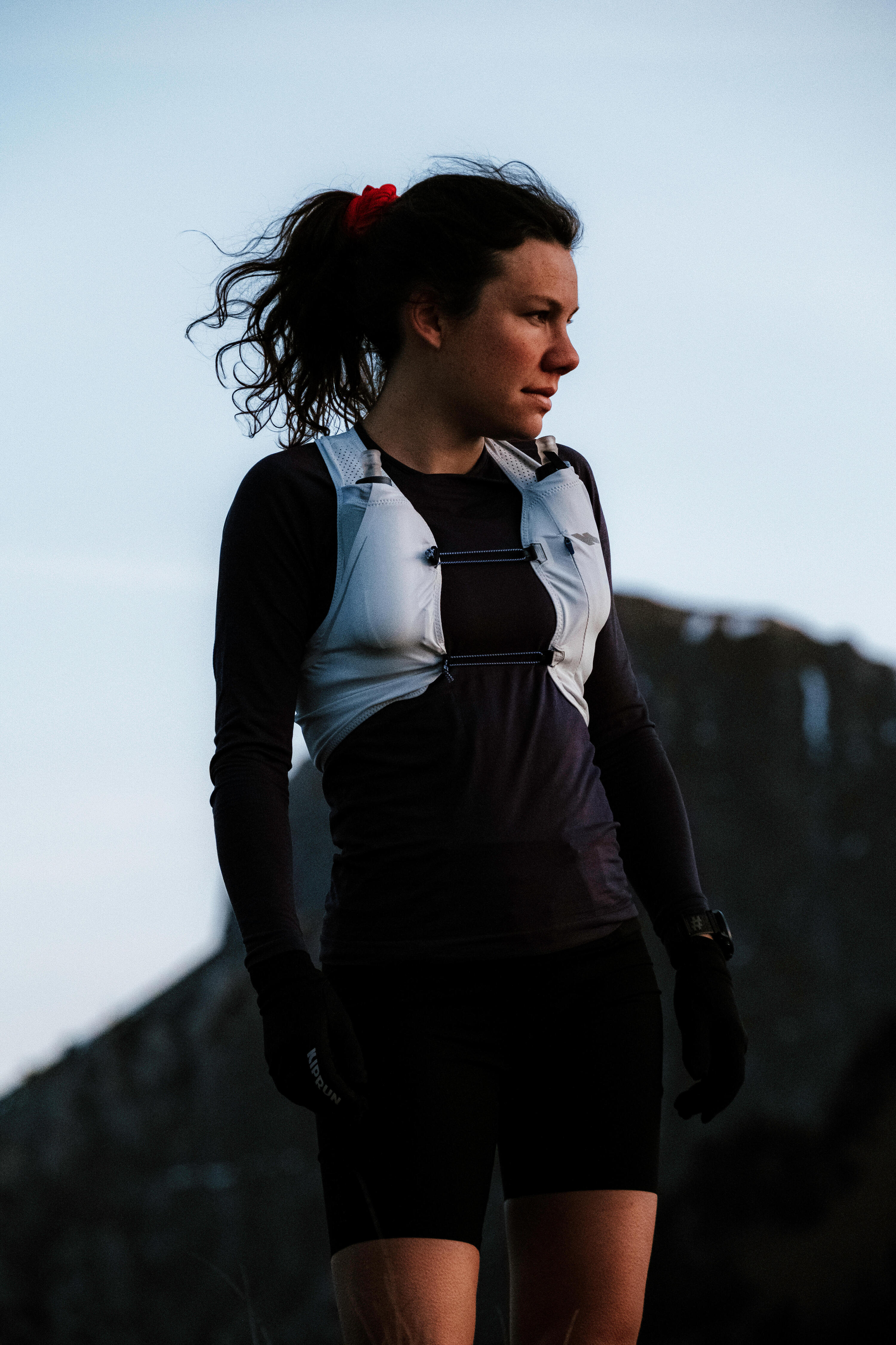 Camiseta running manga larga sin costuras Mujer, KIPRUN Run 500 berenjena  9/13