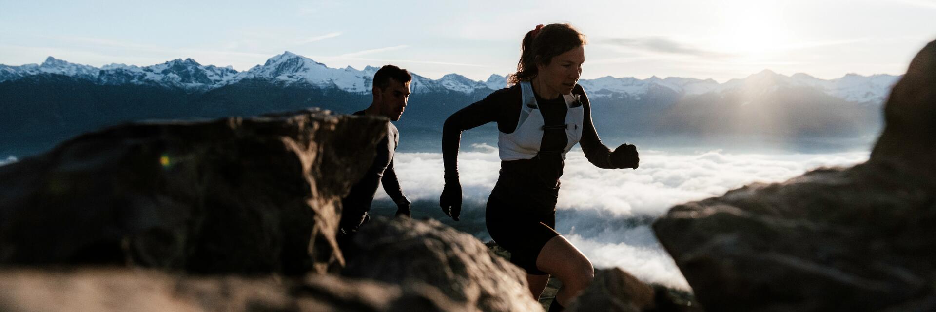 Conseils course à pied et trail, runners en montagne