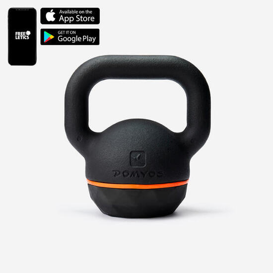 Kettlebell ghisa-base in gomma 16kg