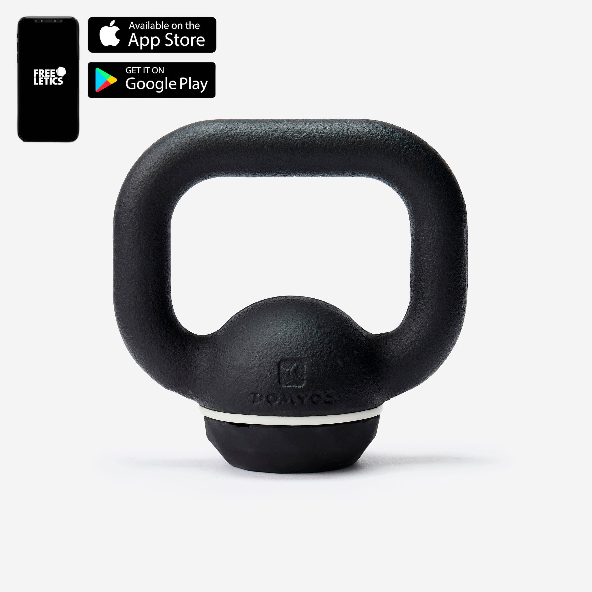 Gym Kettlebell 4 Kg Black Green -  3