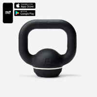 Cast Iron Kettlebell with Rubber Base 4 kg