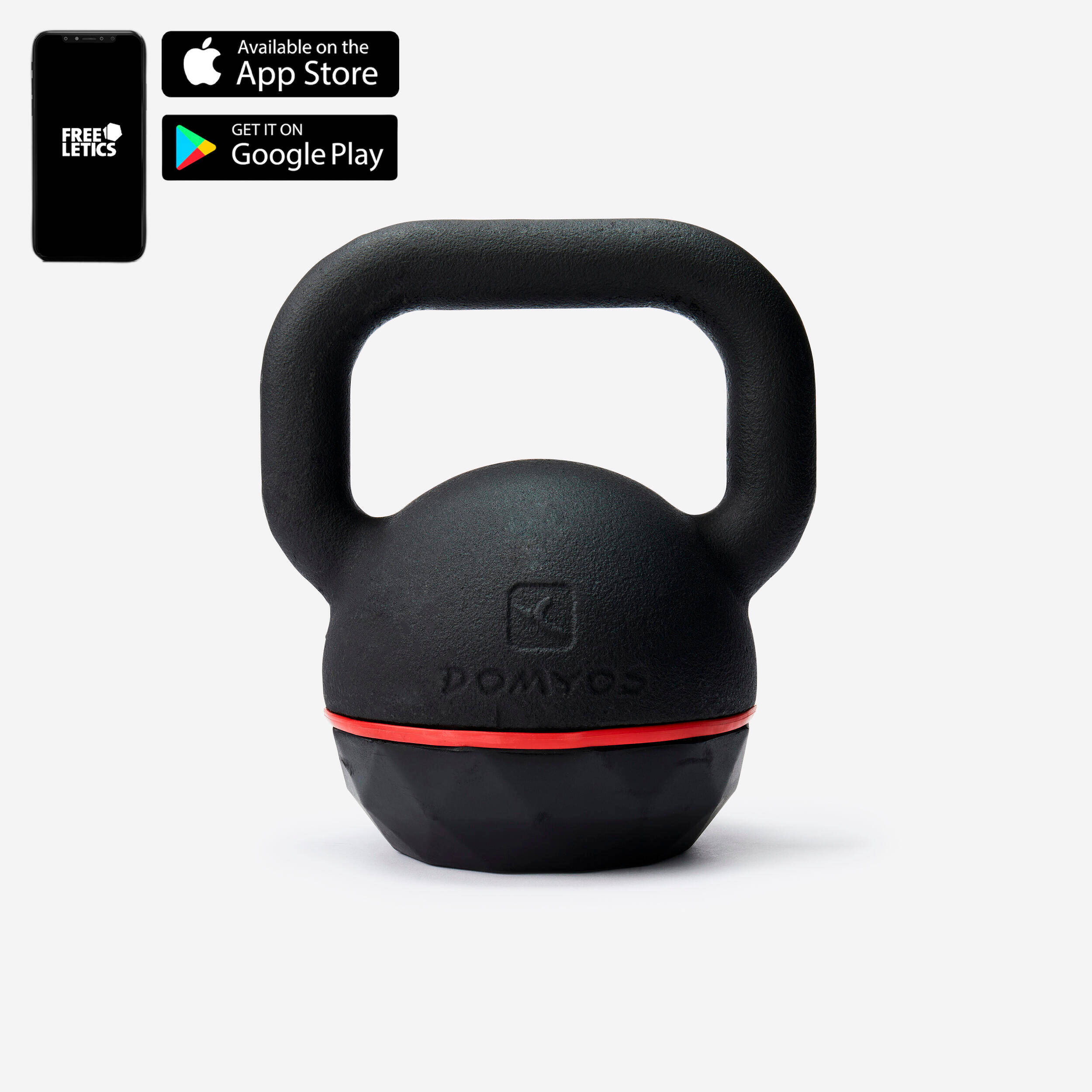 Gym Kettlebell 20 Kg Black Re -  3