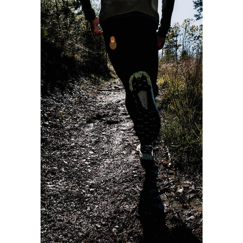 Încălțăminte alergare Trail Kiprun MT Cushion 2 
bej-galben bărbați