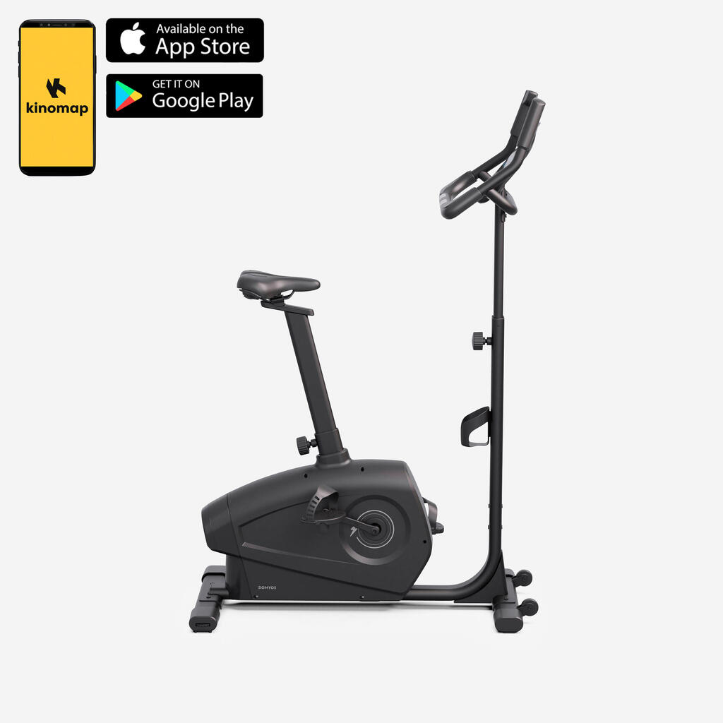 Vélo d'appartement connecté ultra confort et auto-alimenté - eb900 b