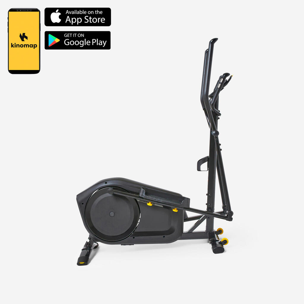 Vélo elliptique EL520B auto-alimenté et connecté, E-connected et Kinomap