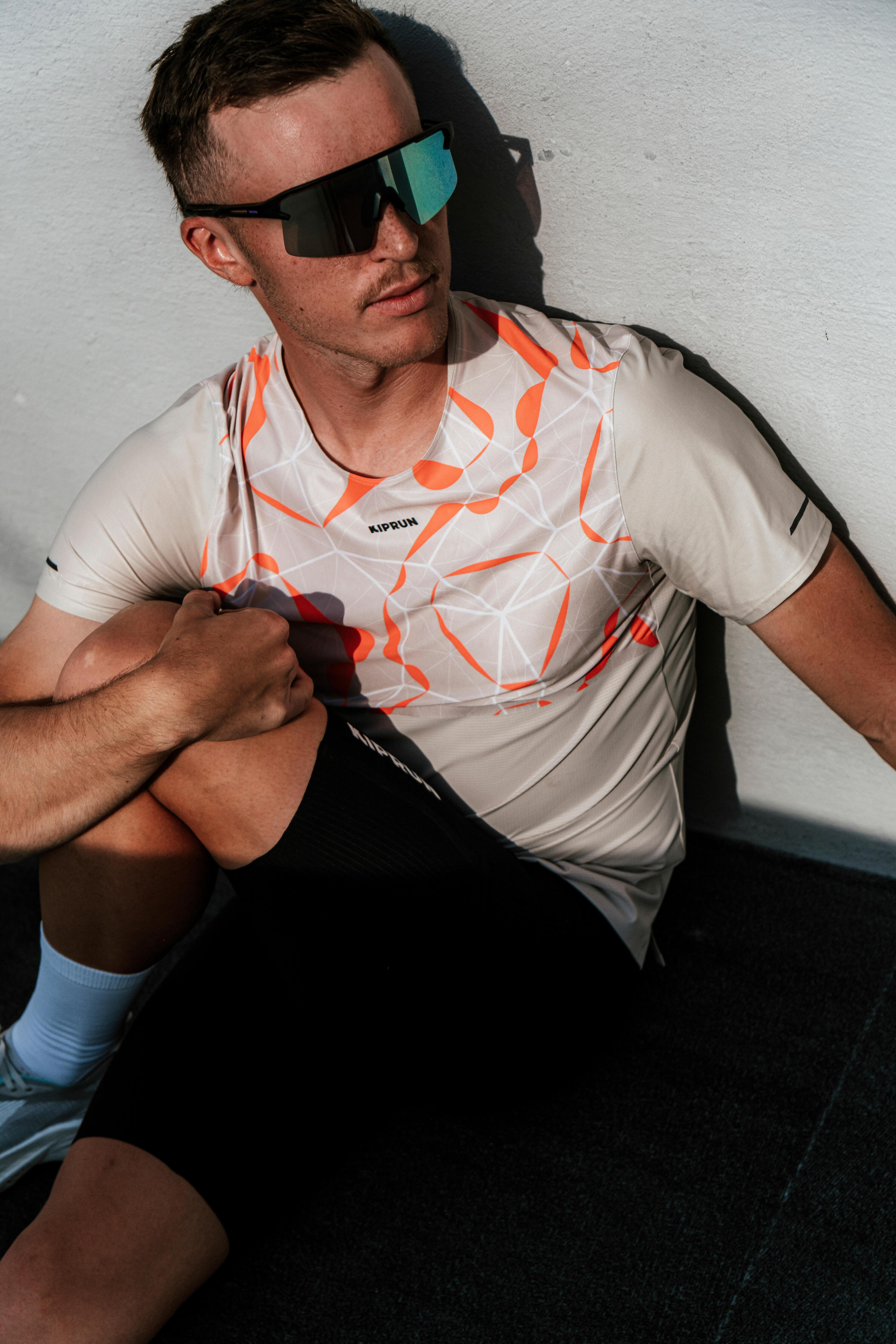T-shirt de running longue distance homme - kiprun run 900 ultra OBVIOUS Beige 7/13