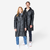 Parka imperméable vélo ville unisexe - noir
