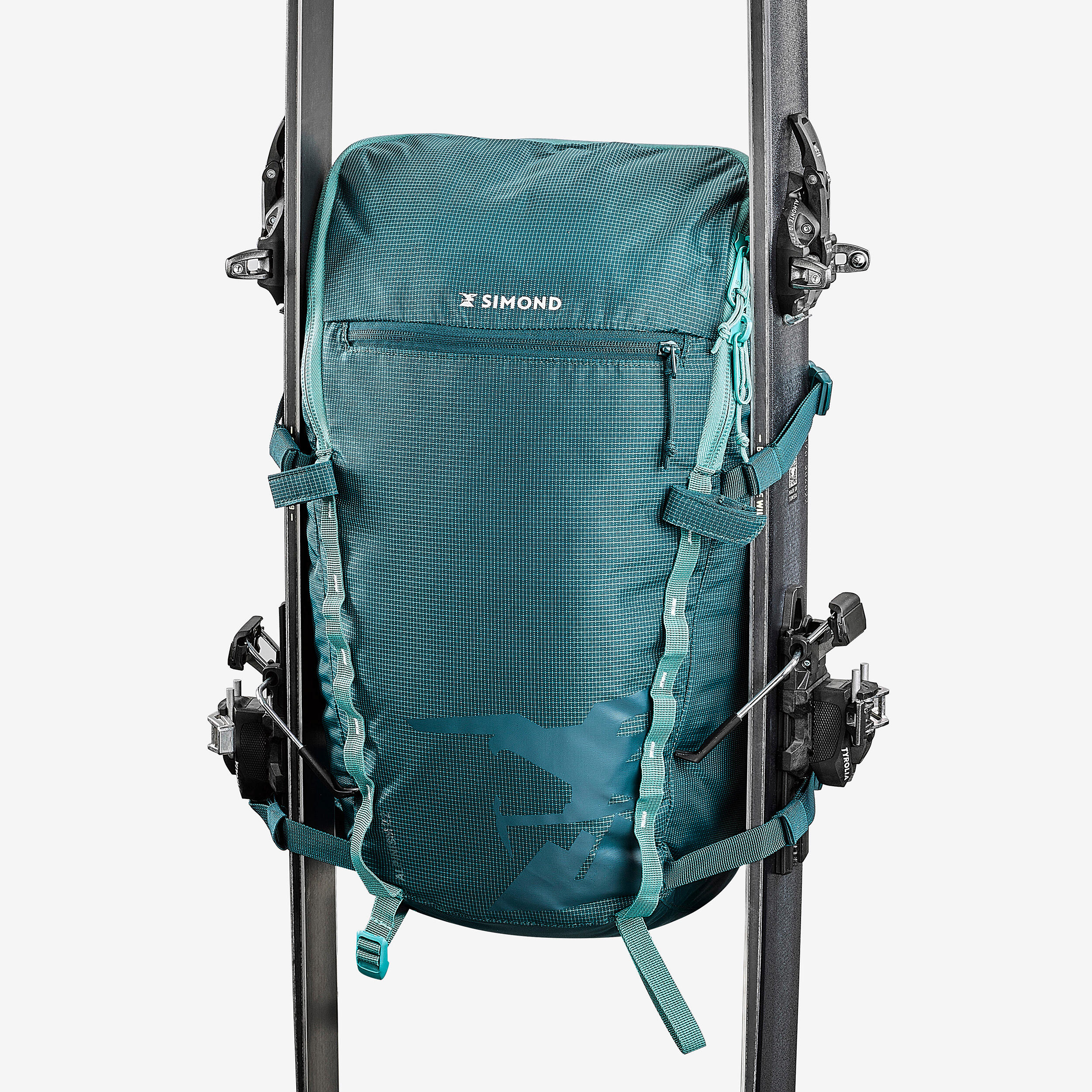 Zaino alpinismo Alpinism 22, 22 litri verde azzurro 9/11
