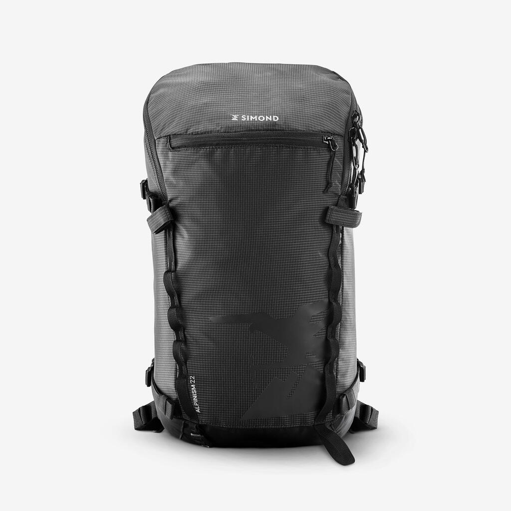 Sac à dos d'alpinisme 22 litres - ALPINISM 22 NOIR