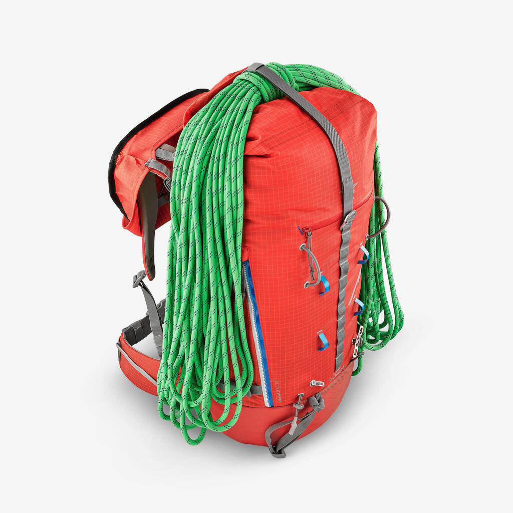 Mountaineering Backpack 70 Litres - Makalu 45/70 Red