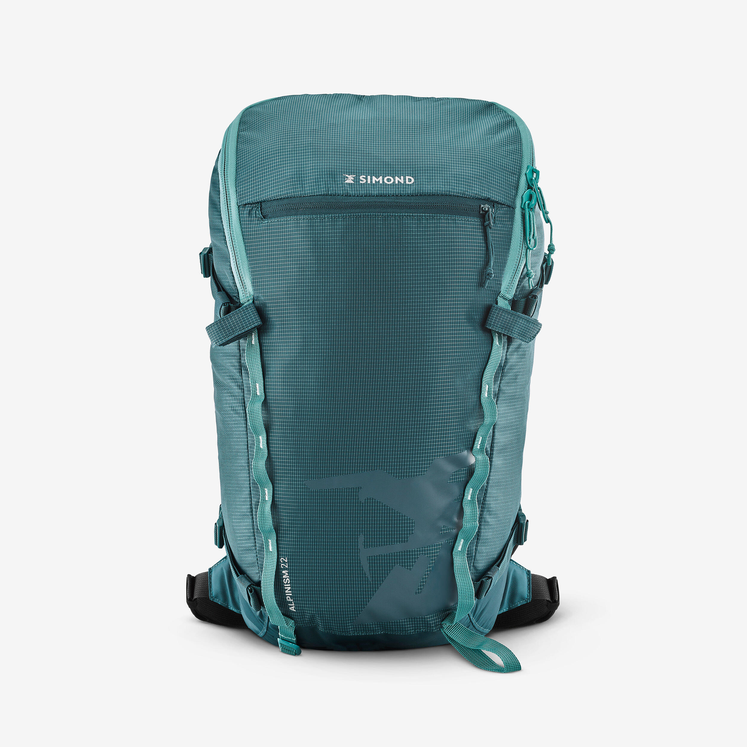 Zaino alpinismo Alpinism 22, 22 litri verde azzurro 2/11