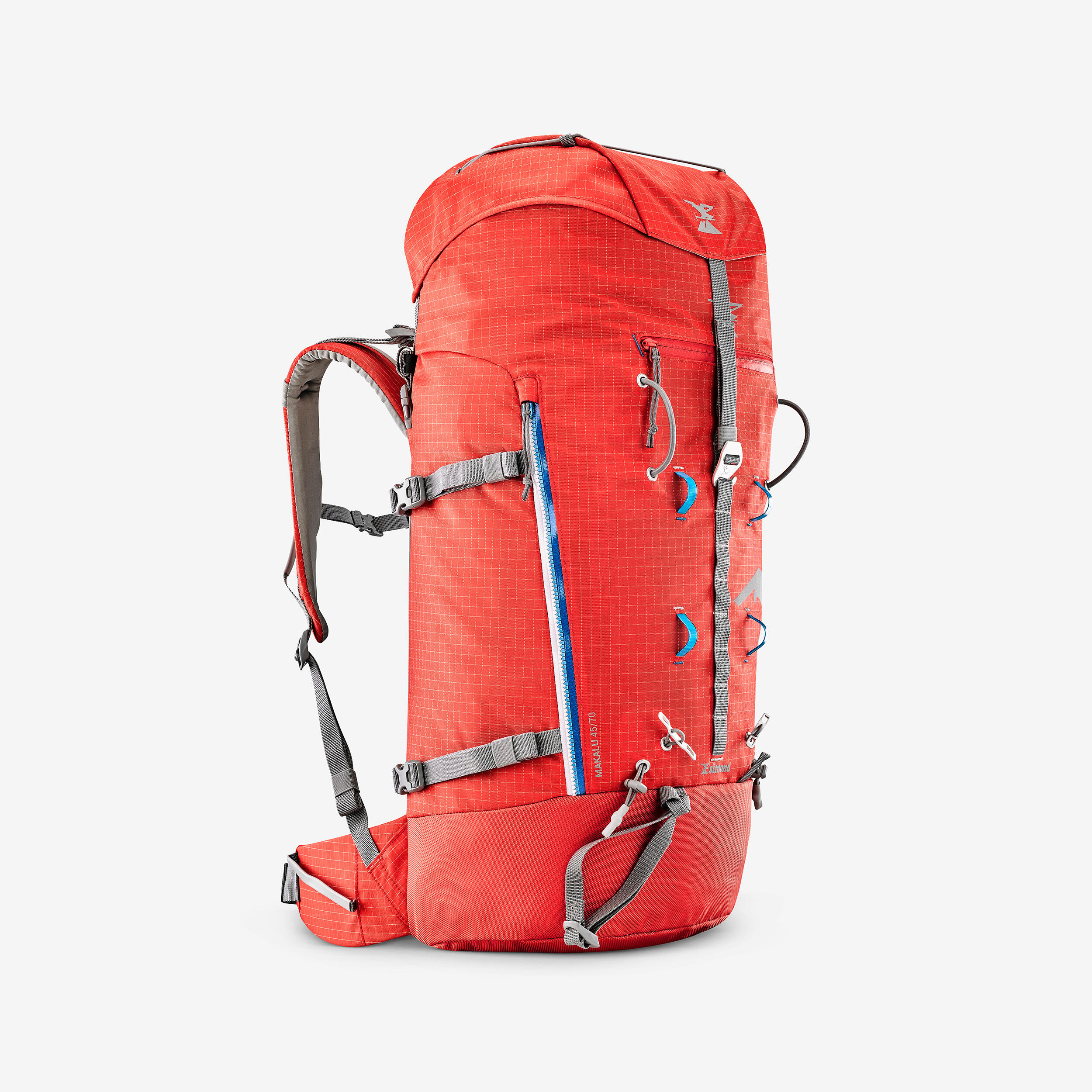 SIMOND Trekkingrugzak - Backpack voor alpinisme van 70 liter Makalu 45/70 rood
