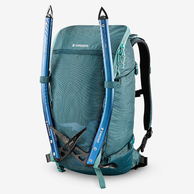 Sac à dos d'alpinisme 22 litres - ALPINISM 22 vert bleu