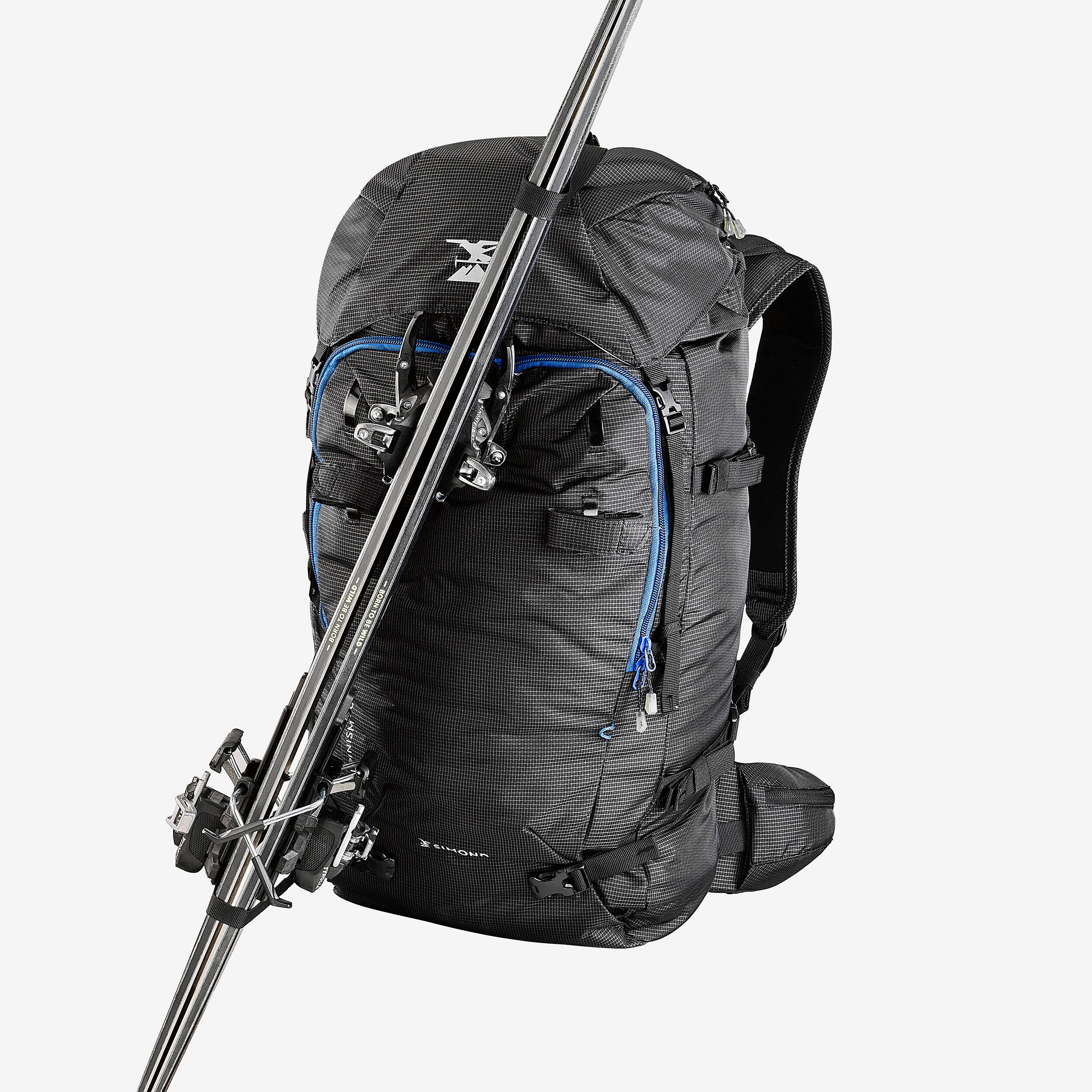 Rucksack Bergsteigen - Alpinism Evo 40 l schwarz  5/11