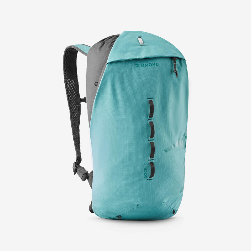 Mochila de Escalada 20 litros - ROCK 20 Turquesa