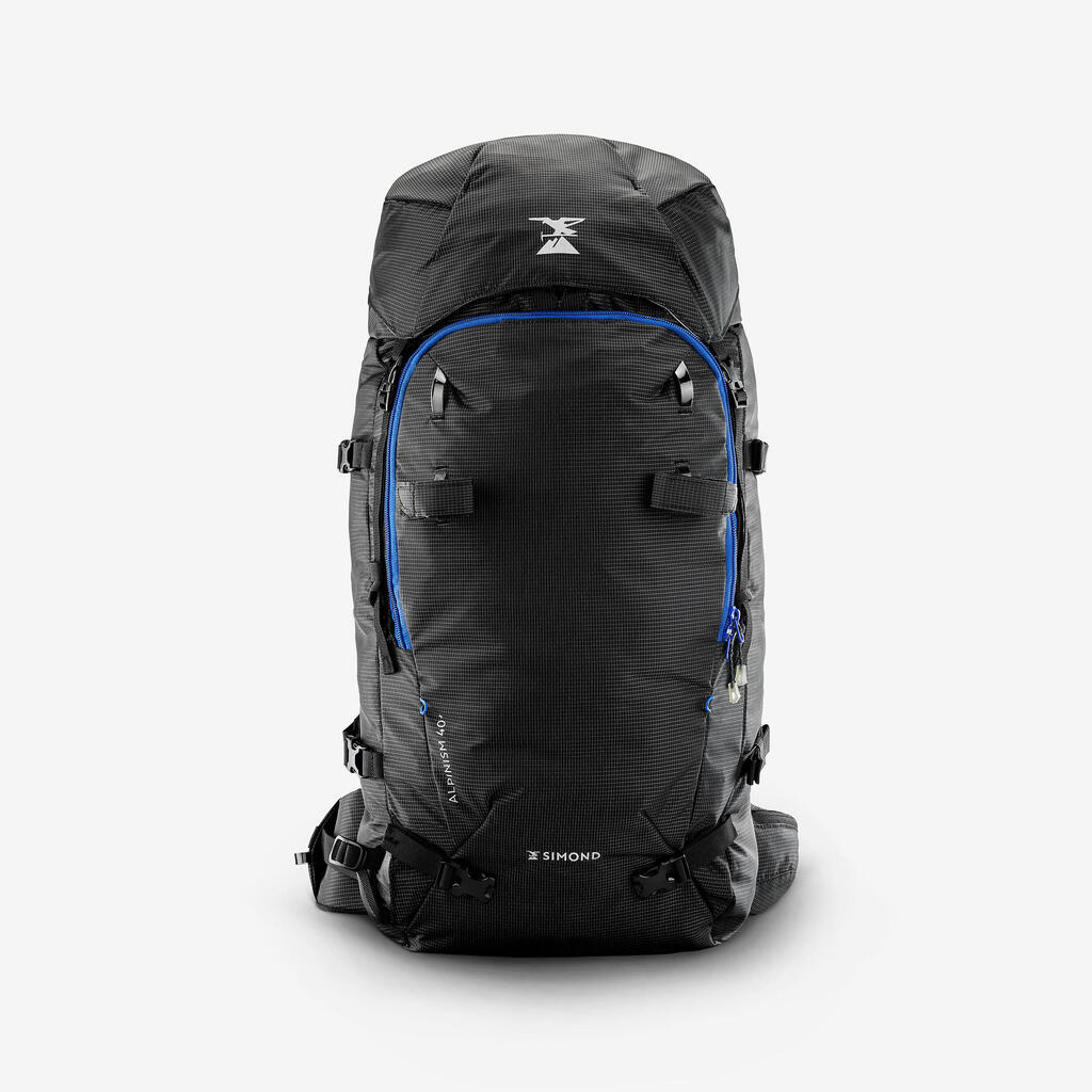 Horolezecký batoh Alpinism EVO 40 litrov čierny