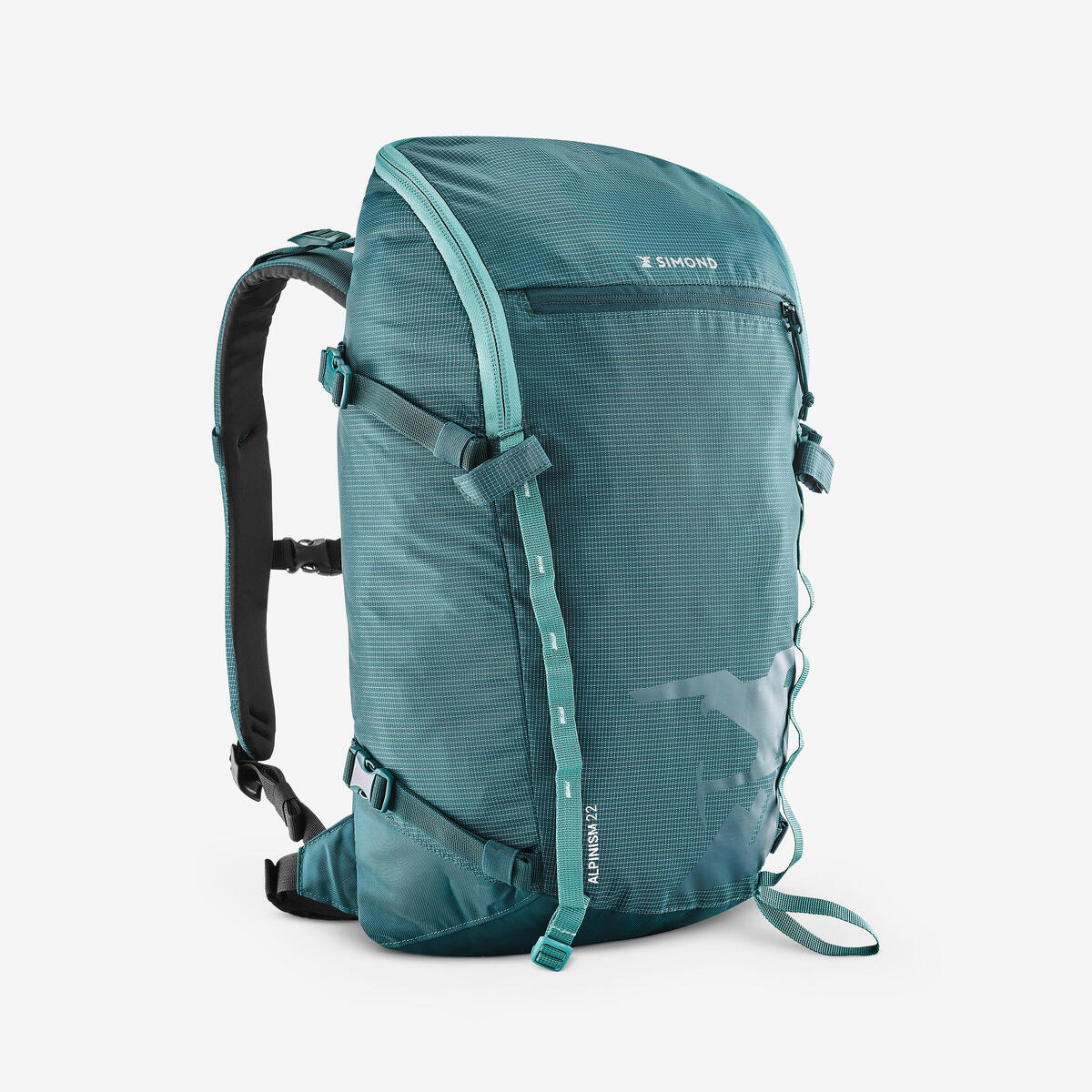 Sac à dos d'alpinisme 22 litres - ALPINISM 22 vert bleu