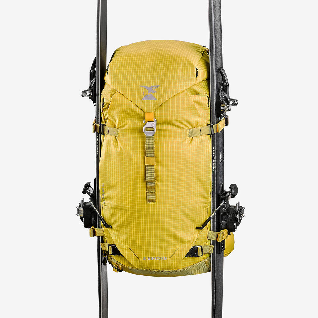 Mitmekülgne moodultüüpi mägironimisseljakott Alpinism 33, punane