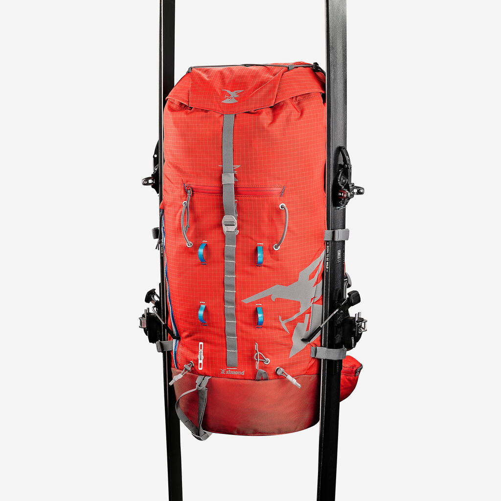 Mountaineering Backpack 70 Litres - Makalu 45/70 Red