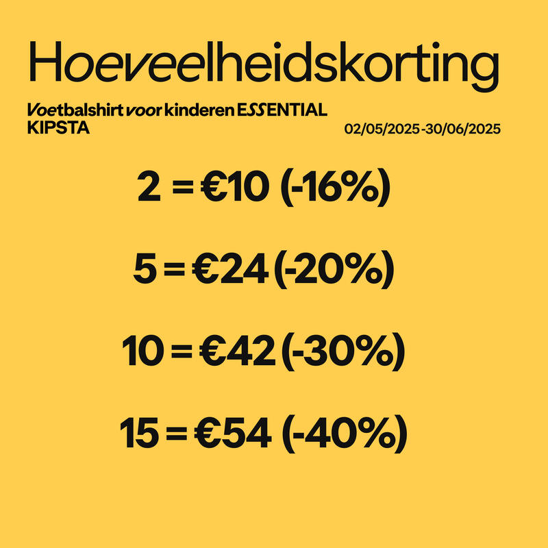 Voetbalshort voor volwassenen Essential wit