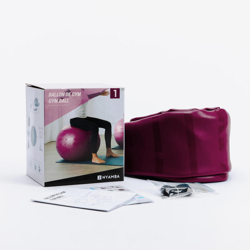 Gym/Pilates Topu - 1 Numara - 55 Cm - Pembe