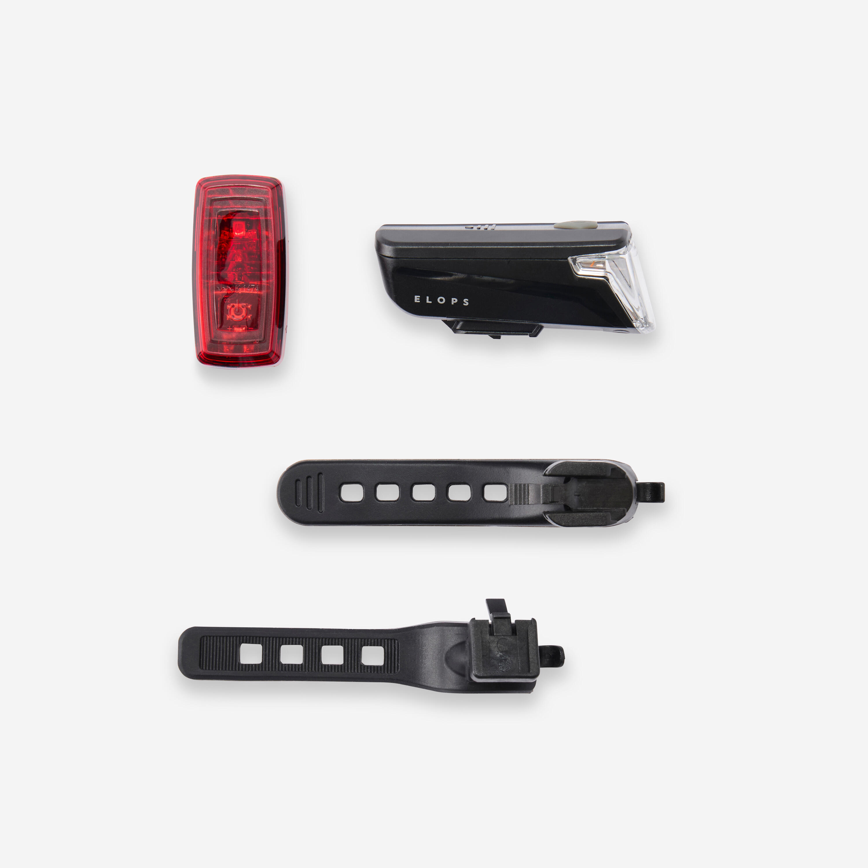 LED Battery Bike Light Set - ST 110 - DECATHLON
