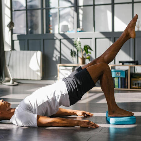 ПОДУШЕЧКА БАЛАНСИРОВОЧНАЯ ДЛЯ ФИТНЕСА 39 x 24 x 6 СМ СИНЯЯ