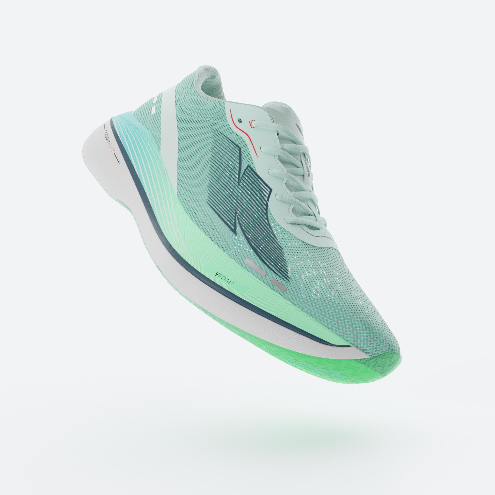 Scarpe running uomo KD 900X.2 con placca in carbonio verdi 5/9