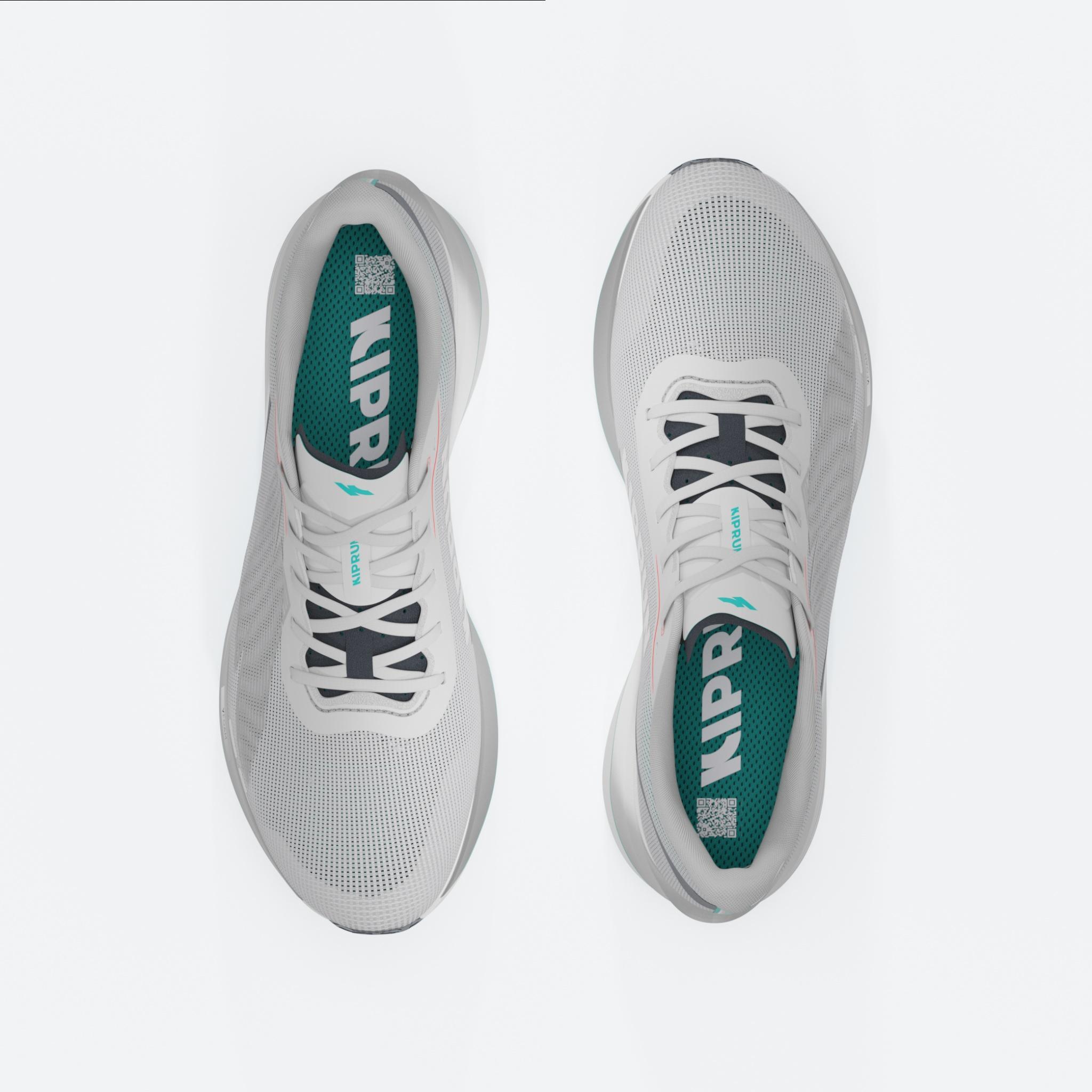 Chaussures de Running avec plaque Carbone Homme, Kiprun Kipstorm Challenger gris 6/17