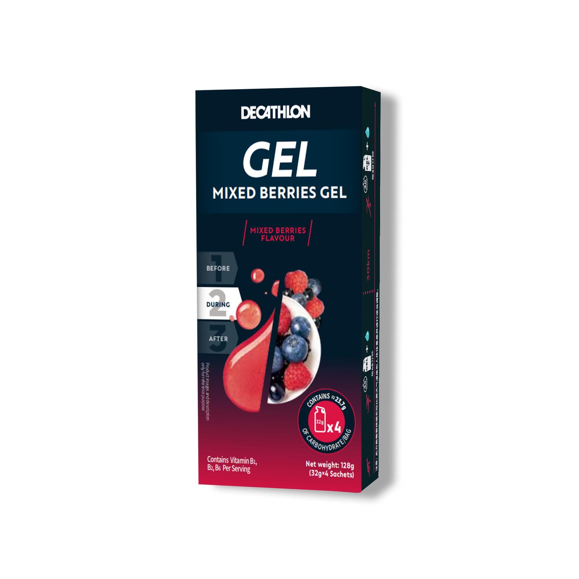 ENERGY GEL+ 32g x4 BERRIES