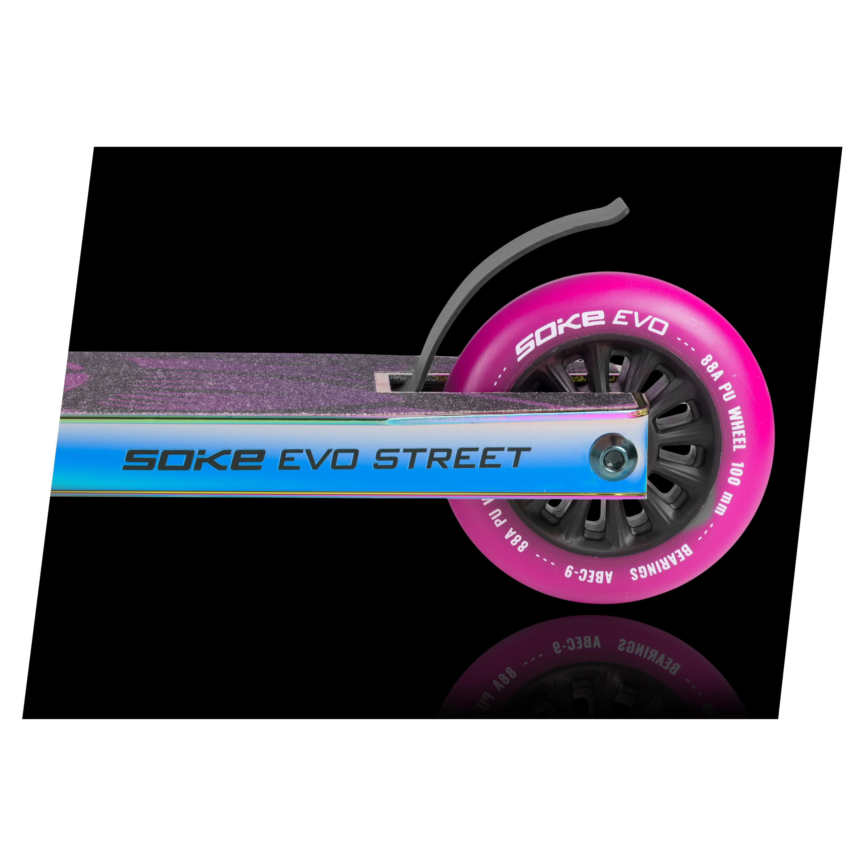 Hulajnoga wyczynowa Soke EVO Street black neochrome 7/11