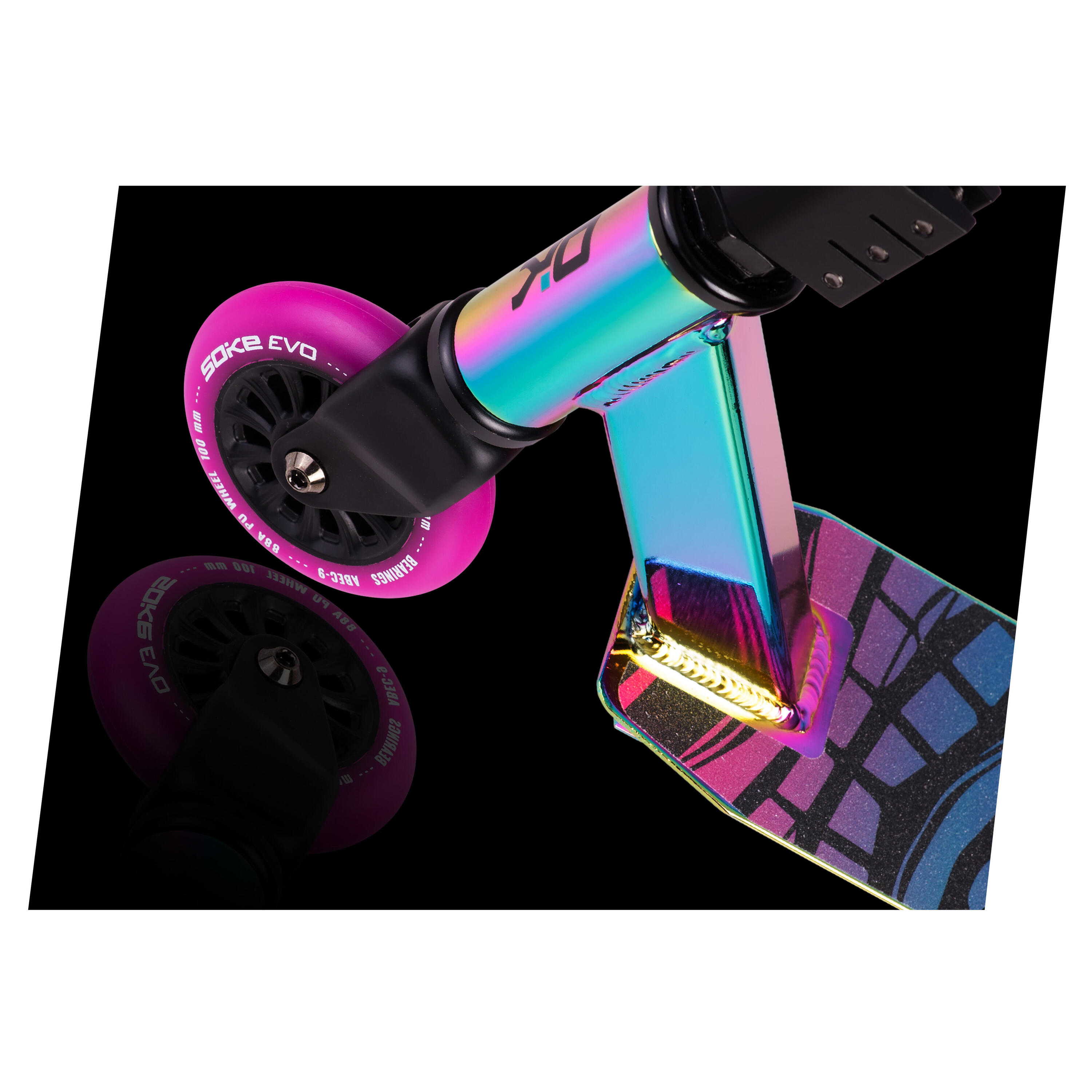 Hulajnoga wyczynowa Soke EVO Street black neochrome 5/11