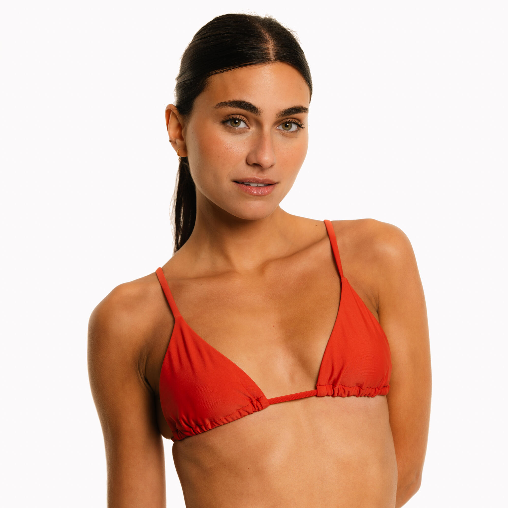 Top Bikini Mujer Triángulo Azul 3/5