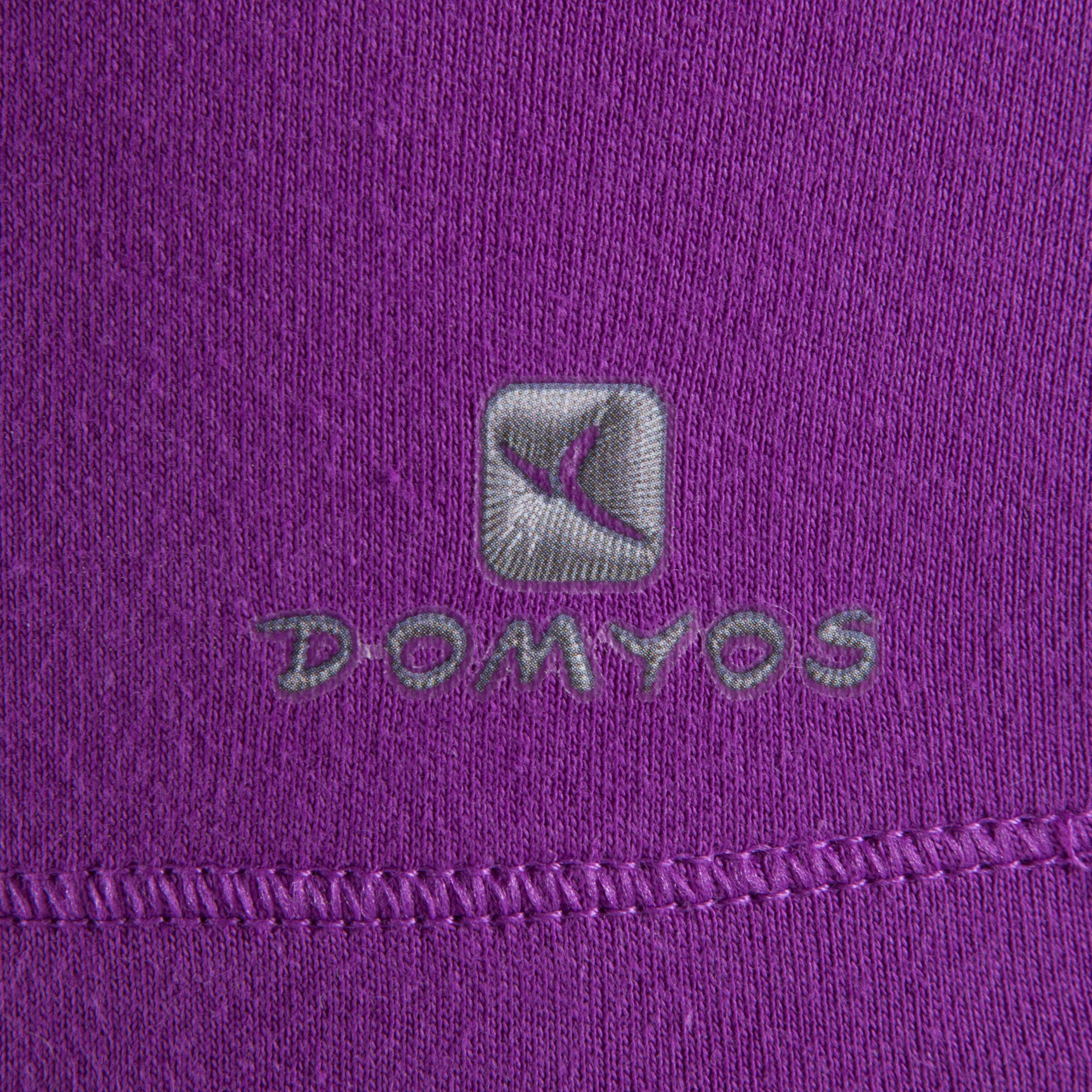 Women's organic cotton gentle gymnastics, yoga tank top - purple 5/6