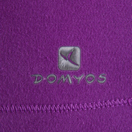 Women's organic cotton gentle gymnastics, yoga tank top - purple