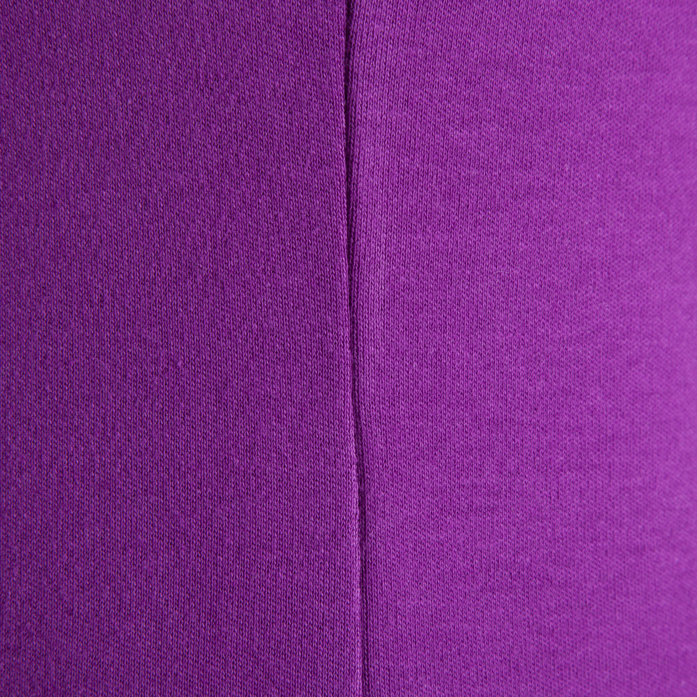 Women's organic cotton gentle gymnastics, yoga tank top - purple 6/6