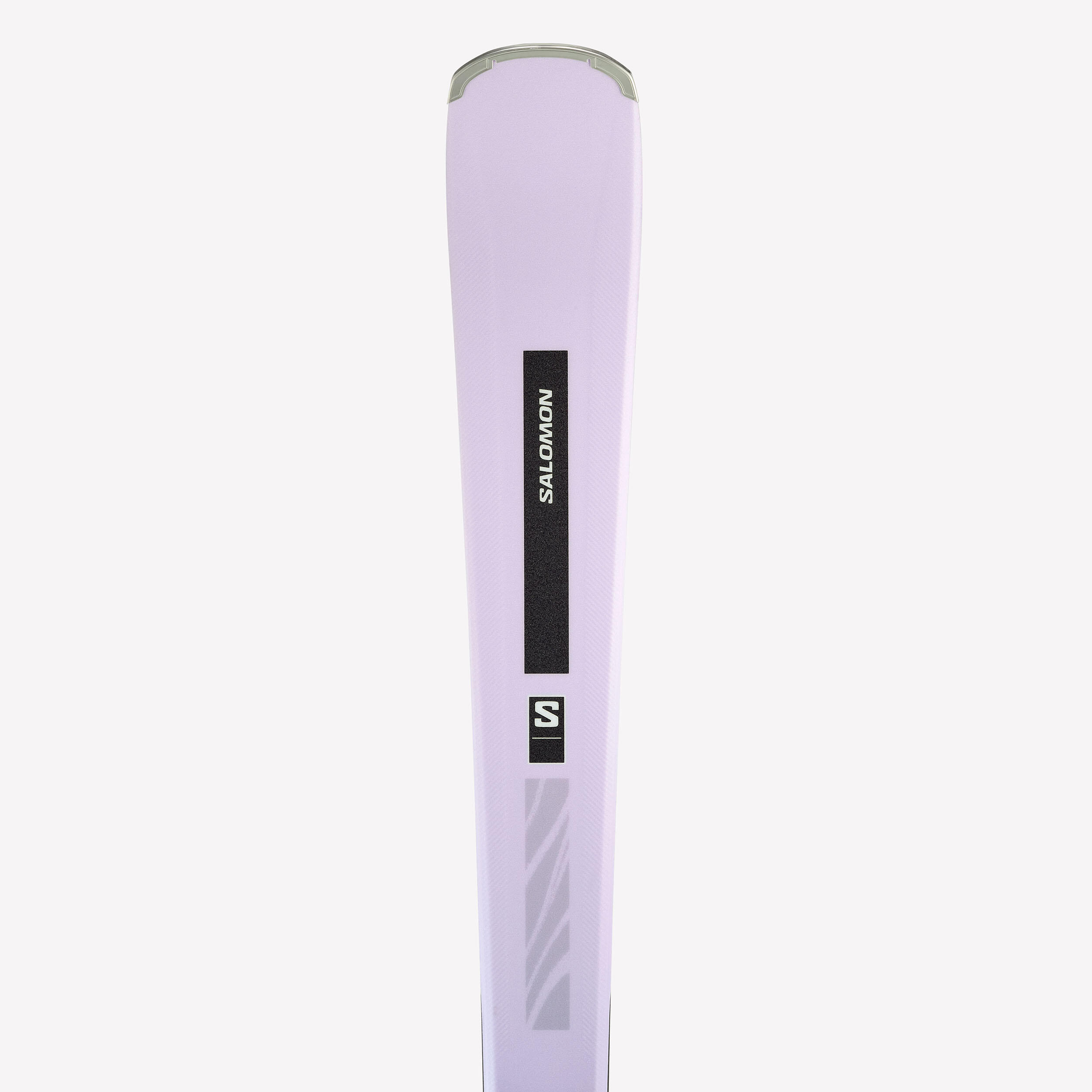 Skis avec fixations femme Salomon S/Max N°6, noir et lavande 6/8