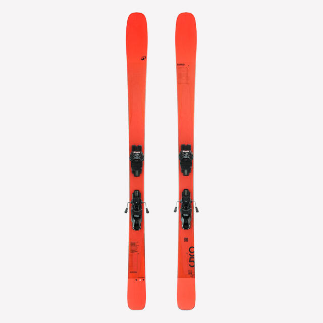 Ski All Mountain double titanal, avec fixations, Patrol 95 Ti, orange