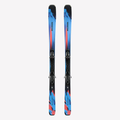 Esquí Allmountain con fijaciones hombre Salomon, Stance 84 M Azul Nasturtium